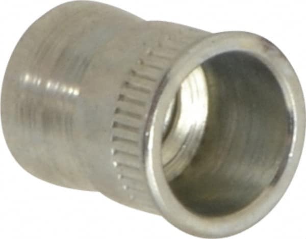 RivetKing - #10-32 UNC, Zinc-Plated, Steel Knurled Rivet Nut Inserts - 0.297" to 0.302" Grip, 9/32" Drill Size - A1 Tooling