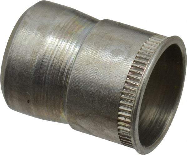 RivetKing - 3/8-16 UNC, Zinc-Plated, Steel Knurled Rivet Nut Inserts - 0.594" to 0.599" Grip, 9/16" Drill Size - A1 Tooling