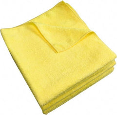 PRO-SOURCE - Dry Microfiber Wipes - Packet, 16" x 16" Sheet Size, Yellow - A1 Tooling