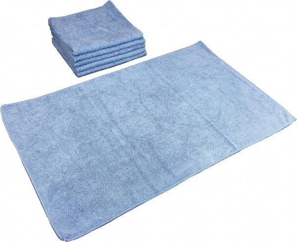 PRO-SOURCE - Reusable Microfiber Wipes - Packet, 16" x 27" Sheet Size, Blue - A1 Tooling