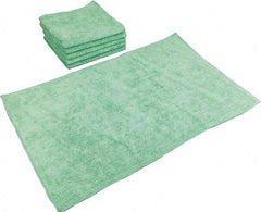 PRO-SOURCE - Reusable Microfiber Wipes - Packet, 16" x 27" Sheet Size, Green - A1 Tooling