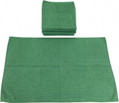 PRO-SOURCE - Reusable Microfiber Wipes - Packet, 16" x 24" Sheet Size, Green - A1 Tooling