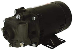 Pentair - ODP Motor, 115/208-230 Volt, 1 Phase, 3/4 HP, Cast Iron Straight Pump - 1 Inch Inlet, 3/4 Inch Outlet, 55 Max Head psi, Bronze Impeller, Cast Iron Shaft, Buna-N Seal, 55 Ft. Shut Off - A1 Tooling