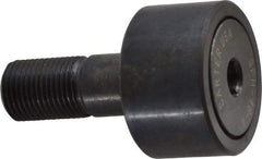 Made in USA - 1-1/2" Roller Diam x 7/8" Width, 5/8" Stud Diam x 1-1/2" Length, Stud Cam Follower - Steel, 3/4" Thread Length, 5/8-18 Thread, 3,872 Lb Dynamic Cap - A1 Tooling