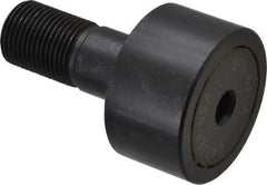 Made in USA - 2" Roller Diam x 1-1/8" Width, 7/8" Stud Diam x 2" Length, Stud Cam Follower - Steel, 1" Thread Length, 7/8-14 Thread, 6,472 Lb Dynamic Cap - A1 Tooling