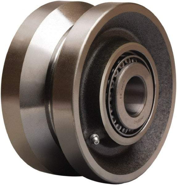 Hamilton - 6 Inch Diameter x 3 Inch Wide, Forged Steel Caster Wheel - 4,500 Lb. Capacity, 3-1/4 Inch Hub Length, 1-1/2 Inch Axle Diameter, Straight Roller Bearing - A1 Tooling