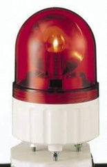 Schneider Electric - 24 VAC/VDC, 125 mAmp, Rotating Beacon LED Light - Surface Mounted, 5.81 Inch High, 84mm Diameter, 138 Flashes per min - A1 Tooling