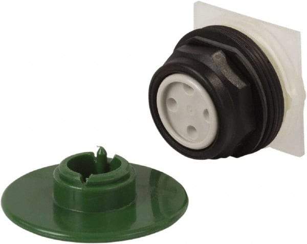 Schneider Electric - 30mm Mount Hole, Extended Mushroom Head, Pushbutton Switch Only - Round, Green Pushbutton, Momentary (MO) - A1 Tooling