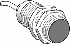 Telemecanique Sensors - NPN, PNP, NC, 15mm Detection, Cylinder, Inductive Proximity Sensor - 2 Wires, IP68, IP69, 12 to 24 VDC, M30x1.5 Thread, 43mm Long - A1 Tooling