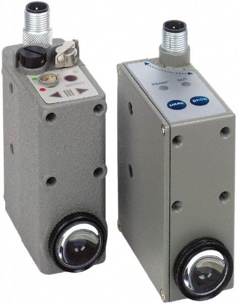 Telemecanique Sensors - 4 Pin M12 Connector, 9mm Nominal Distance, Shock and Vibration Resistant, Diffused Photoelectric Sensor - 12 to 24 VDC, 10 kHz, Zinc Alloy, 58mm Long x 31mm Wide x 82mm High - A1 Tooling