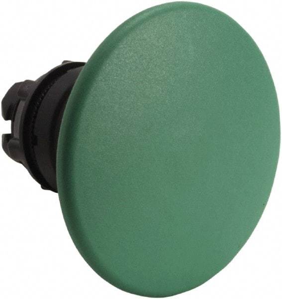 Schneider Electric - 22mm Mount Hole, Extended Mushroom Head, Pushbutton Switch Only - Round, Green Pushbutton, Nonilluminated, Momentary (MO) - A1 Tooling