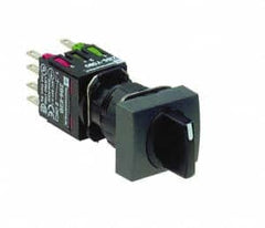 Schneider Electric - 16mm Mount Hole, Selector Switch - Black, Maintained (MA), NO/NC, Vibration Resistant - A1 Tooling