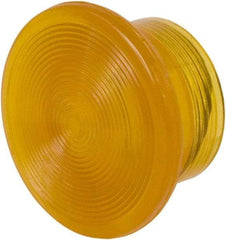 Schneider Electric - Extended Mushroom Head Pushbutton Switch 1-3/8" Knob - Amber, Round Button, Illuminated - A1 Tooling