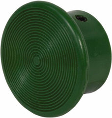 Schneider Electric - Extended Mushroom Head Pushbutton Switch 1-3/8" Screw-On Knob - Green, Round Button, Nonilluminated - A1 Tooling