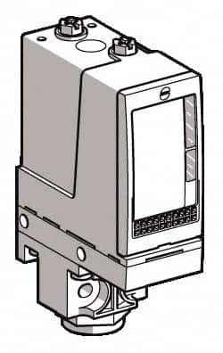 Telemecanique Sensors - 1/4 Inch NPT (Female) Connector, 160 Bar Sensor, Shock and Vibration Resistant, Control Circuit Pressure Sensor - 1.378 Inch Wide, IP66, For Use with OsiSense XM - A1 Tooling