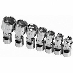 SK - 1/4" Drive Standard Socket Set - 3/16 to 9/16", Inch Measurement Standard - A1 Tooling