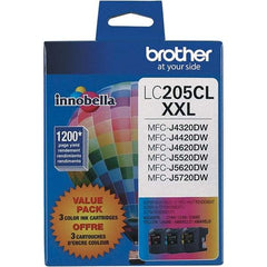 Brother - Cyan, Magenta & Yellow Ink Cartridge - Use with Brother MFC-J4320DW, J4420DW, J4620DW, J5520DW, J5620DW, J5720DW - A1 Tooling