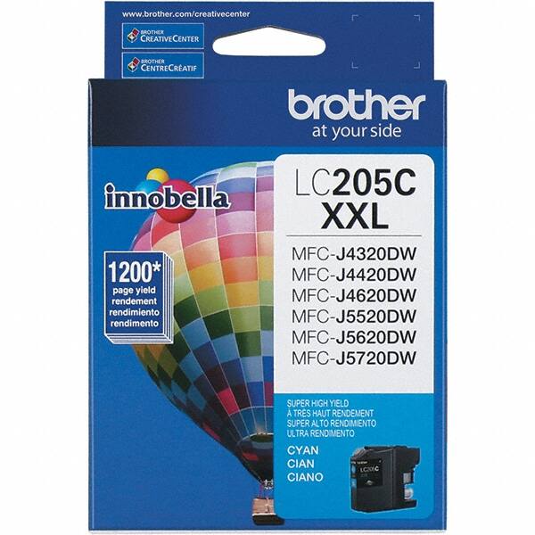 Brother - Cyan Ink Cartridge - Use with Brother MFC-J4320DW, J4420DW, J4620DW, J5520DW, J5620DW, J5720DW - A1 Tooling