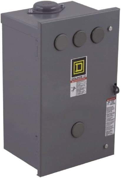 Square D - 3R NEMA Rated, 4 Pole, Electrically Held Lighting Contactor - 20 A (Tungsten), 30 A (Fluorescent), 110 VAC at 50 Hz, 120 VAC at 60 Hz, 4NO Contact Configuration - A1 Tooling