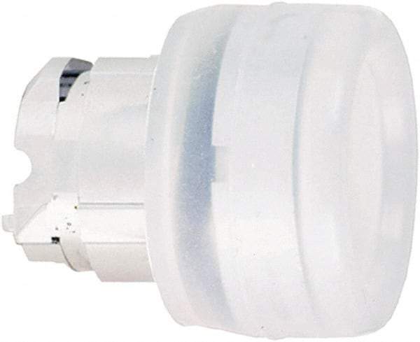 Schneider Electric - 22mm Mount Hole, Flush, Pushbutton Switch Only - Round, White Pushbutton, Nonilluminated, Momentary (MO) - A1 Tooling