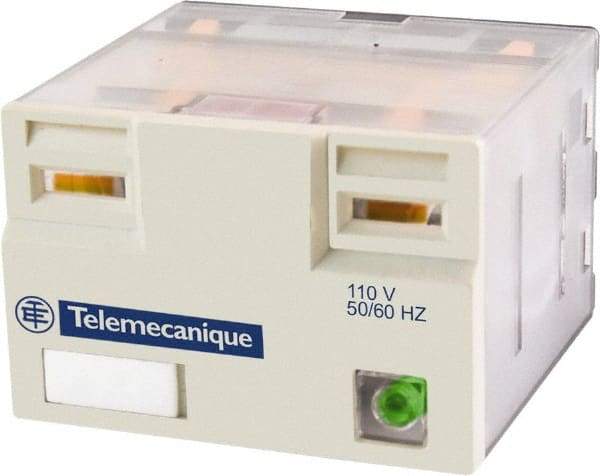 Schneider Electric - 3,750 VA Power Rating, Electromechanical Plug-in General Purpose Relay - 15 Amp at 250 VAC & 28 VDC, 4CO, 230 VAC - A1 Tooling