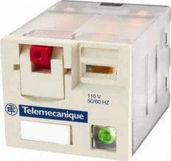 Schneider Electric - 3,750 VA Power Rating, Electromechanical Plug-in General Purpose Relay - 15 Amp at 250 VAC & 28 VDC, 3CO, 48 VAC - A1 Tooling