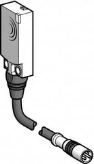 Telemecanique Sensors - NPN, NC, Flat, Inductive Proximity Sensor - 3 Wires, IP68, 12 to 24 VDC, 15mm Wide - A1 Tooling