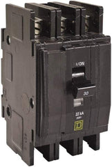 Square D - 30 Amp, 240 VAC, 3 Pole, Panel Mount Miniature Circuit Breaker - 14-2 AWG - A1 Tooling