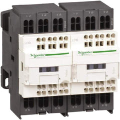 Schneider Electric - 3 Pole, 24 Coil VDC, 9 Amp at 440 VAC, Reversible IEC Contactor - 1 Phase hp: 0.5 at 115 VAC, 1 at 230/240 VAC, 3 Phase hp: 2 at 200/208 VAC, 2 at 230/240 VAC, 5 at 460/480 VAC, 7.5 at 575/600 VAC - A1 Tooling