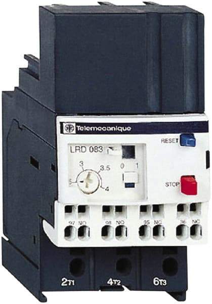 Schneider Electric - 2.5 to 4 Amp, 690 VAC, Thermal IEC Overload Relay - Trip Class 10A, For Use with LC1D09 and LC1D38 - A1 Tooling