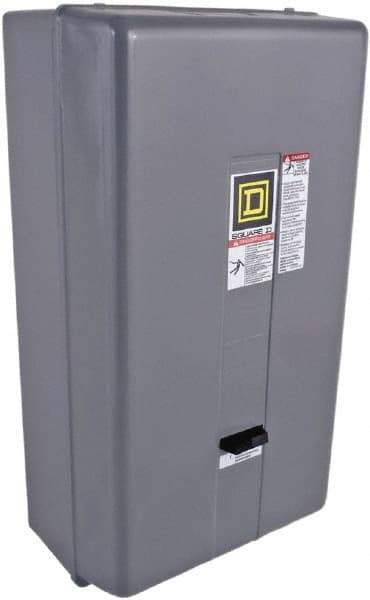 Square D - 110 Coil VAC at 50 Hz, 120 Coil VAC at 60 Hz, 135 Amp, NEMA Size 4, Nonreversible Enclosed Enclosure NEMA Motor Starter - 1 Enclosure Rating - A1 Tooling