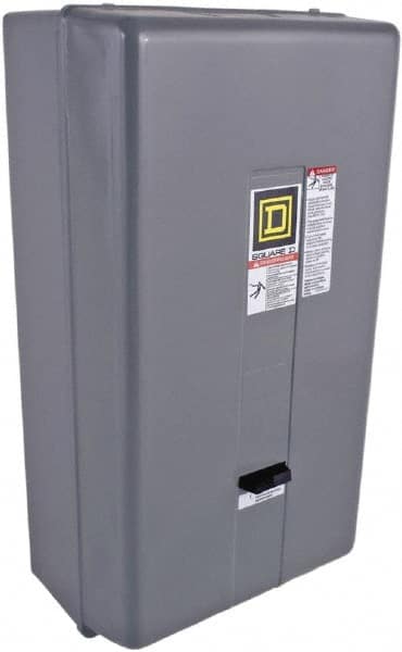 Square D - 220 Coil VAC at 50 Hz, 240 Coil VAC at 60 Hz, 135 Amp, NEMA Size 4, Nonreversible Enclosed Enclosure NEMA Motor Starter - 50 hp at 1 Phase, 1 Enclosure Rating - A1 Tooling