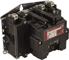 Square D - No Enclosure, 4 Pole, Electrically Held Lighting Contactor - 100 A (Tungsten), 220 VAC at 50 Hz, 240 VAC at 60 Hz - A1 Tooling