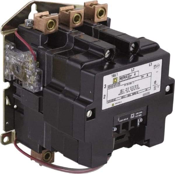 Square D - 3 Pole, 380 Coil VAC at 50 Hz, 135 Amp NEMA Contactor - Open Enclosure, 50 Hz at 380 VAC - A1 Tooling