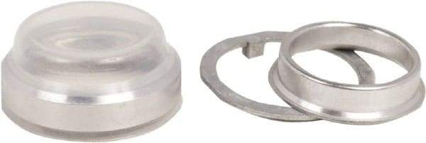 Schneider Electric - Pushbutton Switch Boot - Clear, Round Button, Nonilluminated - A1 Tooling