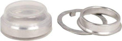 Schneider Electric - Pushbutton Switch Boot - Clear, Round Button, Nonilluminated - A1 Tooling