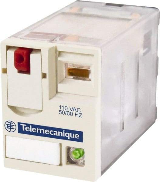 Schneider Electric - 3,750 VA Power Rating, Electromechanical Plug-in General Purpose Relay - 15 Amp at 250 VAC & 28 VDC, 2CO, 12 VDC - A1 Tooling