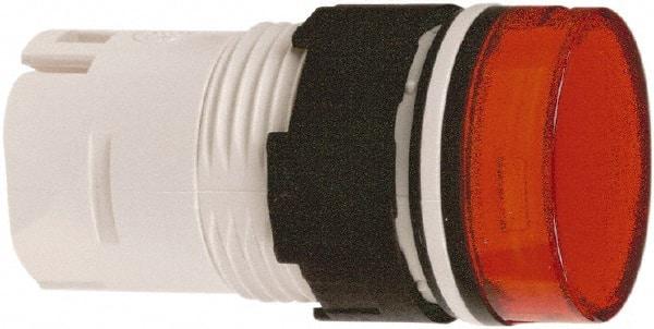 Schneider Electric - Red Lens LED Pilot Light - Round Lens, Shock Resistant, Vibration Resistant - A1 Tooling