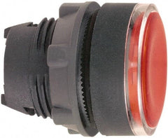 Schneider Electric - 22mm Mount Hole, Flush, Pushbutton Switch Only - Round, Red Pushbutton, Illuminated, Maintained (MA) - A1 Tooling