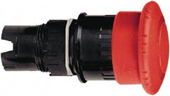 Schneider Electric - 16mm Mount Hole, Extended Mushroom Head, Pushbutton Switch Only - Round, Red Pushbutton, Maintained (MA), Momentary (MO), Vibration Resistant - A1 Tooling