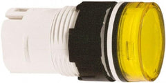 Schneider Electric - Yellow Lens LED Pilot Light - Round Lens, Shock Resistant, Vibration Resistant - A1 Tooling