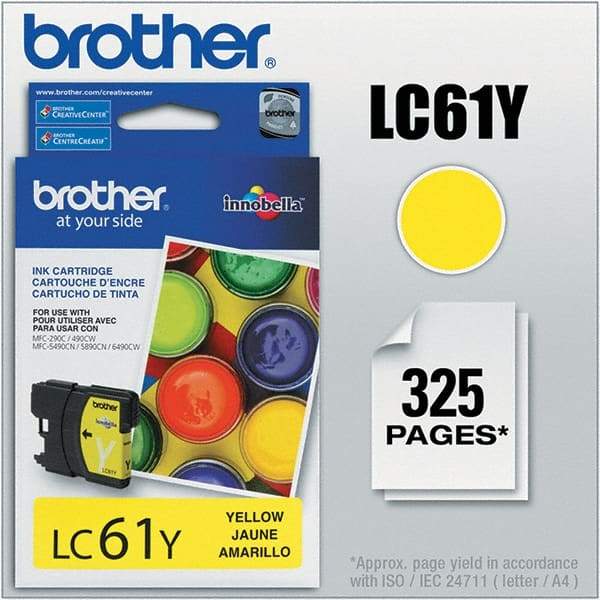 Brother - Yellow Ink Cartridge - Use with Brother DCP-J140W, 165C, 375CW, 385C, 395CN, 585CW, MFC-250C, 255CW, 290C, 295CN, 490CW, 495CW, J615W, 775CW, 790CW, 795CW, 990CW - A1 Tooling