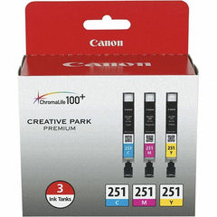 Canon - Cyan, Magenta & Yellow Ink Cartridge - Use with Canon PIXMA iP7220, iP8720, iX6820, MG5420, MG5520, MG5620, MG6320, MG6420, MG6620, MG7120, MG7520, MX922 - A1 Tooling