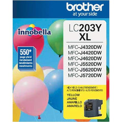 Brother - Yellow Ink Cartridge - Use with Brother MFC-J460DW, J480DW, J485DW, J680DW, J880DW, J885DW, J4320DW, J4420DW, J4620DW, J5520DW, J5620DW, J5720DW - A1 Tooling