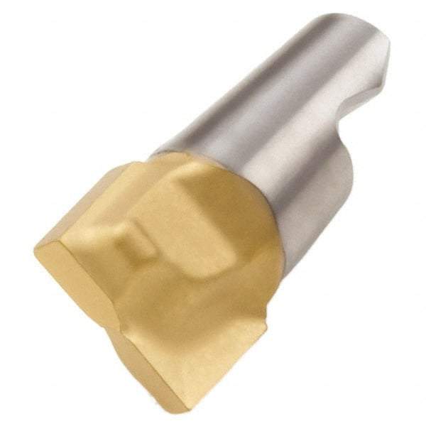 Seco - MM08 M03 Grade T60M Carbide End Milling Tip Insert - TiAlN/TiN Finish, 2 Flutes, 0.315" Cutting Diam, 0.216" Depth of Cut, 0.268" Extension - A1 Tooling