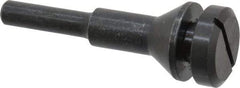 Value Collection - 3/8" Hole, Screw Lock Wheel Mandrel - 2" OAL, 1/2" Max Wheel Width, 1/4" Shank Diam - A1 Tooling