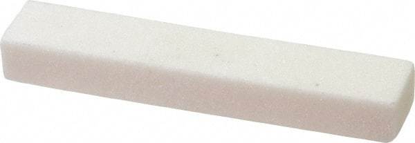 Norton - 60 Grit Aluminum Oxide Rectangular Dressing Stick - 4 x 1/2 x 3/4, Medium Grade, Vitrified Bond - A1 Tooling