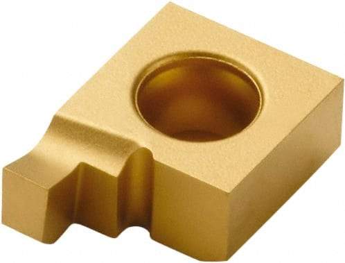 Seco - 92659NR FG Grade CP500, 2.65mm Cutting Width Carbide Grooving Insert - 2.65mm Max Depth of Cut, Right Hand, TiAlN/TiN Finish - A1 Tooling