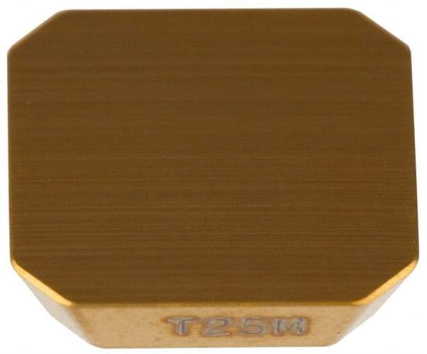 Seco - SEAN1203 M14 Grade T25M Carbide Milling Insert - TiCN/TiC/TiCN/TiN Finish, 1/8" Thick, 1/2" Inscribed Circle, 1/16" Corner Radius - A1 Tooling