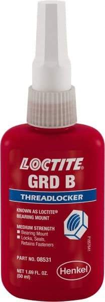 Loctite - 50 mL, Yellow, Medium Strength Liquid Threadlocker - A1 Tooling